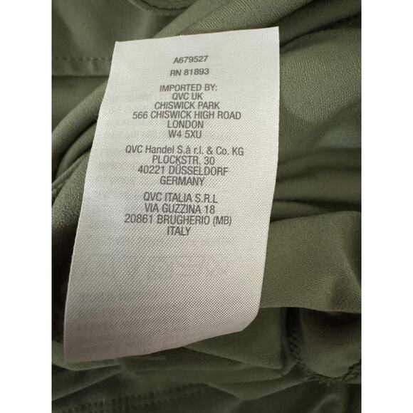 GRAVER Susan Graver LK Luxe Petite Notch Collar Jacket Tarragon X-Large Petite - Picture 11 of 13